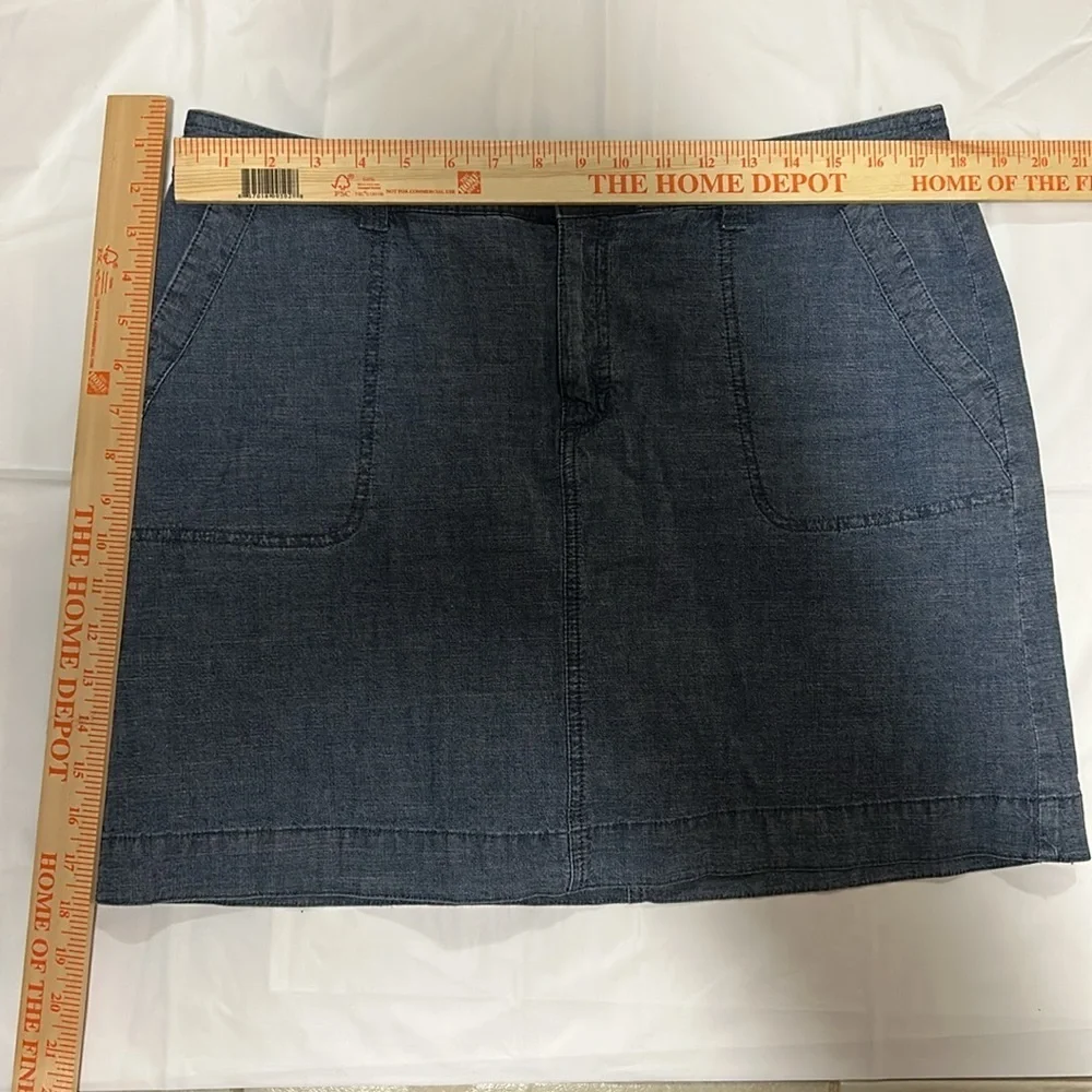 Denim Blue Skort petite. Croft & Barrow